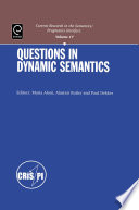 Questions in dynamic semantics