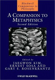 A companion to metaphysics /