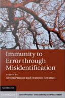 Immunity to error through misidentification new essays /