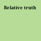 Relative truth