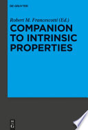 Companion to intrinsic properties /