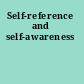 Self-reference and self-awareness