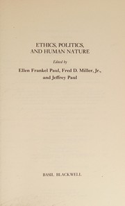 Ethics, politics, and human nature /