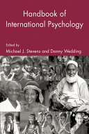 Handbook of international psychology