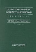 Stevens' handbook of experimental psychology /