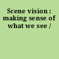 Scene vision : making sense of what we see /