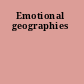Emotional geographies