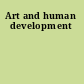 Art and human development