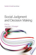 Social judgment and decision making