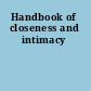 Handbook of closeness and intimacy