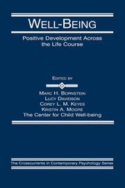 Well-being : positive development across the life course /