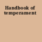 Handbook of temperament