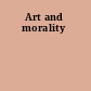 Art and morality