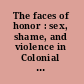 The faces of honor : sex, shame, and violence in Colonial Latin America /