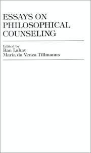 Essays on philosophical counseling /