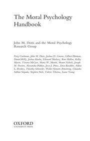 The moral psychology handbook /