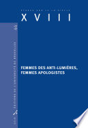 Femmes des anti-lumières, femmes apologistes /