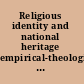 Religious identity and national heritage empirical-theological perspectives /