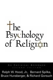 The psychology of religion : an empirical approach /