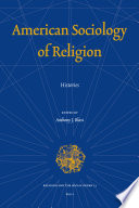 American sociology of religion histories /