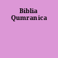 Biblia Qumranica