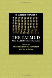 The Cambridge companion to the Talmud and rabbinic literature /