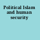 Political Islam and human security