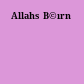 Allahs B©ırn