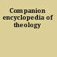 Companion encyclopedia of theology