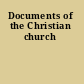 Documents of the Christian church