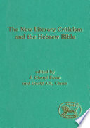 The new literary criticism and the Hebrew Bible