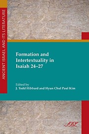 Formation and intertextuality in Isaiah 24-27 /