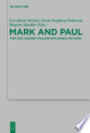 Mark and Paul. comparative essays /