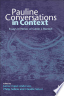 Pauline conversations in context : essays in honor of Calvin J. Roetzel /