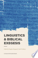 Linguistics & biblical exegesis /