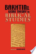 Bakhtin and genre theory in biblical studies