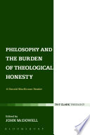 Philosophy and the burden of theological honesty a Donald MacKinnon reader /