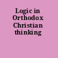 Logic in Orthodox Christian thinking