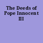 The Deeds of Pope Innocent III