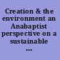 Creation & the environment an Anabaptist perspective on a sustainable world /