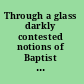 Through a glass darkly contested notions of Baptist identity /