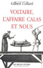 Voltaire et l'affaire Calas /