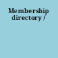 Membership directory /