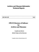 Directory of software for archives & museums