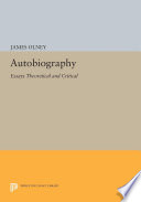 Autobiography : essays theoretical and critical /