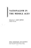 Nationalism in the Middle Ages /