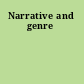 Narrative and genre