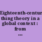 Eighteenth-century thing theory in a global context : from consumerism to celebrity culture /