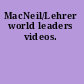 MacNeil/Lehrer world leaders videos.