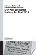 Der kriegseintritt Italiens im Mai 1995 /